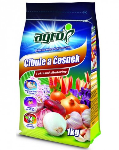 Agro organicko - minerální hnojivo pro cibuli a česnek 1kg