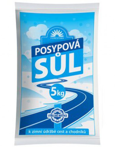 FORESTINA Granulovaná posypová sůl 5 kg zrn 1-6 mm