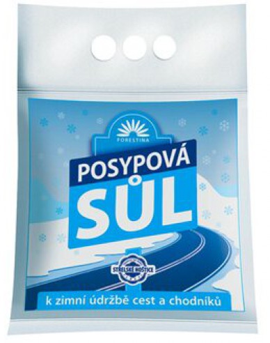 FORESTINA Granulovaná posypová sůl 2,5 kg zrna 1-6 mm