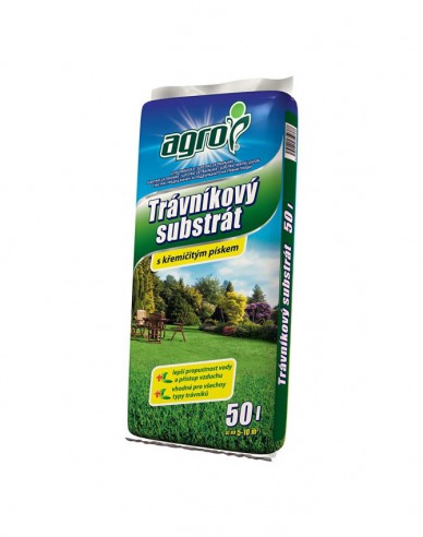 AGRO Substrát na trávník 50l