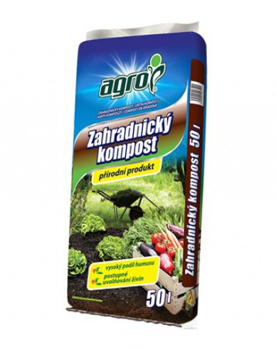 Agro zahradnický kompost 50l