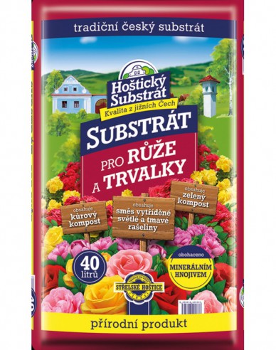 Hoštický Substrát pro růže a trvalky 40l