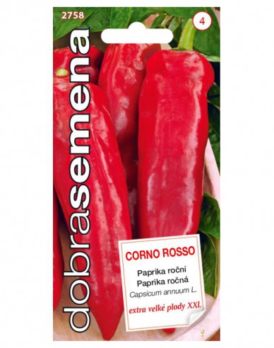 Dobrá semena Roční paprika Corno Rosso´