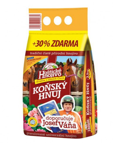 Koňský hnůj z Hoštic 3,25kg