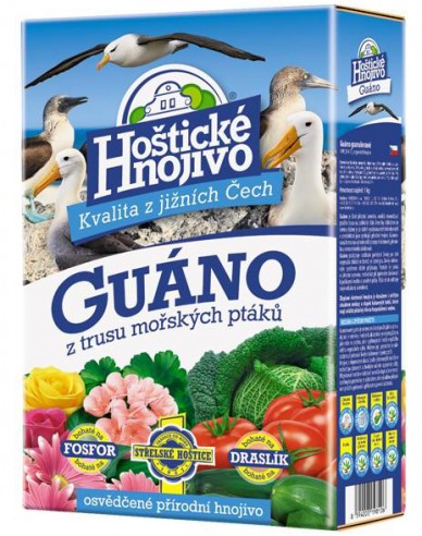 Hoštické Guano granulované 1kg