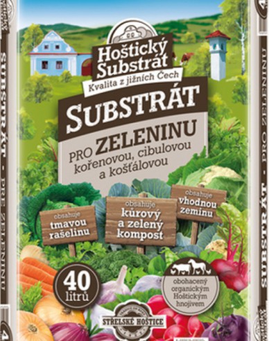 Hoštický zeleninový substrát 40l