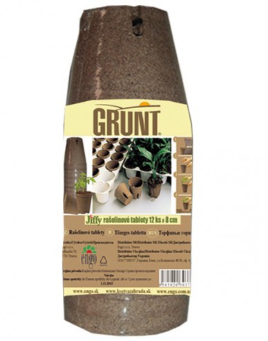 Grunt - rašelinové zakořeňovače 12ks průměr 8cm