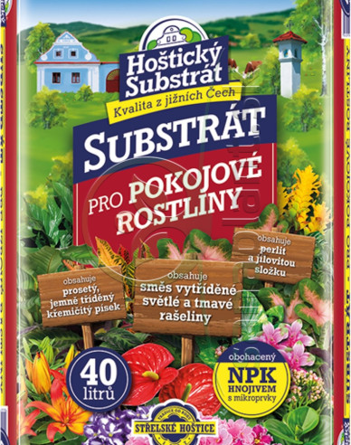 Hoštický Substrát pro pokojové rostliny 40l