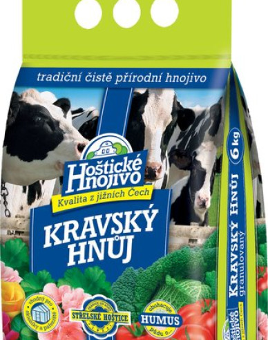 Hostický kravský hnůj 6 kg