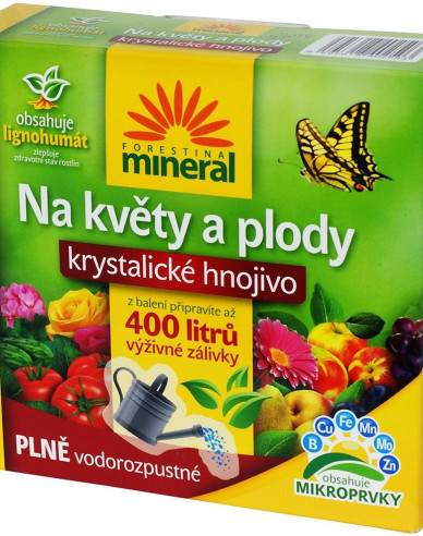 FORESTINA Minerální krystalické hnojivo pro květiny a ovoce 400 g