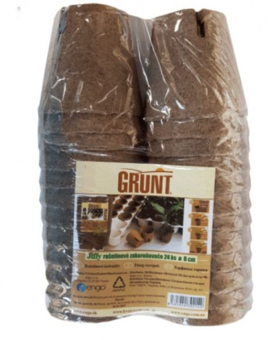 Grunt - rašelinové kořeny 24ks průměr 8cm