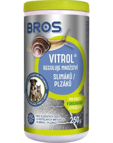 Bros Vitrol GB 250 - přípravek proti slimákům