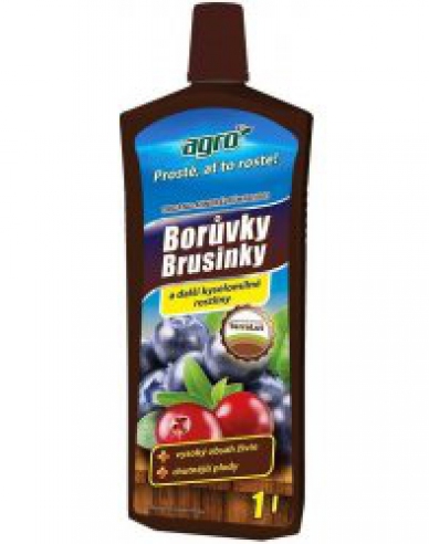 Agro organicko-minerální hnojivo pro borůvky a brusinky 1l