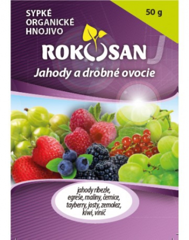 Rokosan - organické sypké hnojivo na jahody a drobné ovoce 50g