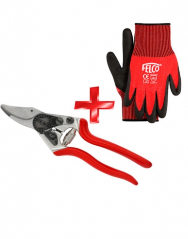 FELCO 6 Nůžky + rukavice FELCO 701 - M