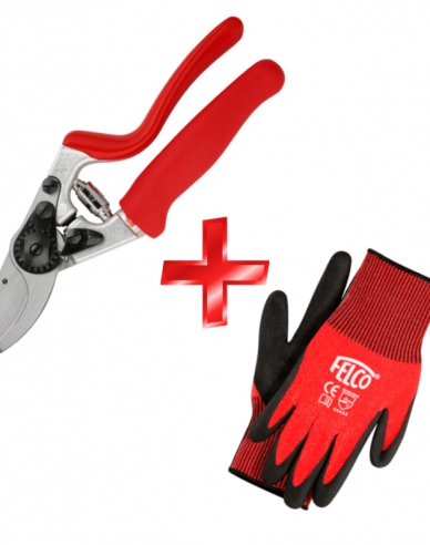 FELCO 7 Nůžky + rukavice FELCO 701 - XL