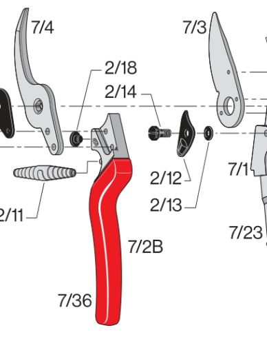 FELCO 7 Zahradnické nůžky