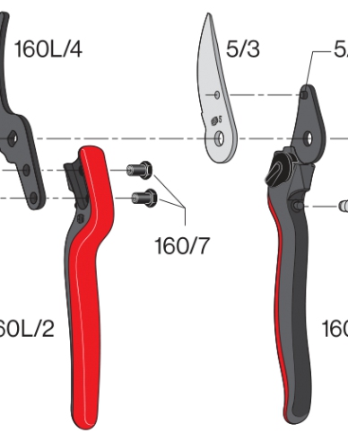 FELCO 160L Zahradnické nůžky