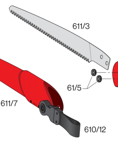 FELCO 611 Prořezávací pilka -  33 cm