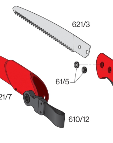 FELCO 621 Prořezávací pilka - 24 cm