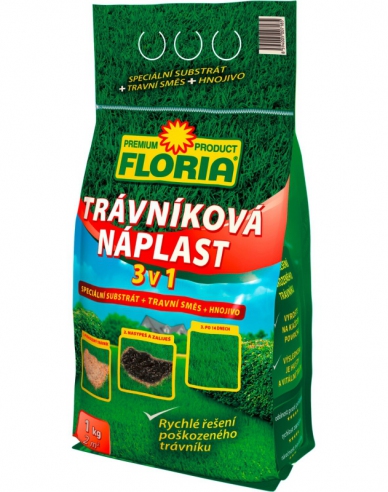 Floria Trávníková náplast 3v1 1kg