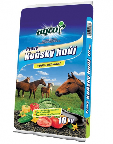 AGRO Pravý koňský hnůj 10kg