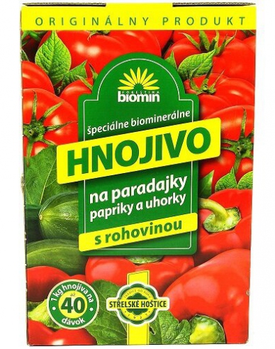 Forestina Organic - minerální hnojivo pro rajčata, papriky a okurky s rohem 1 kg