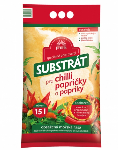 Profík Substrát pro chilli papričky 15l