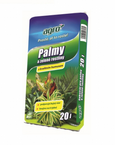 AGRO Substrát pro palmy a zelené rostliny 20l