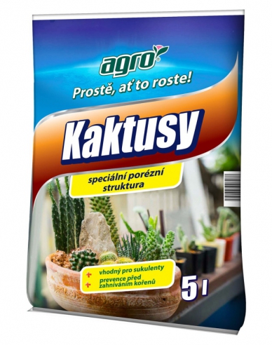 Substrát pro kaktusy Agro 5l