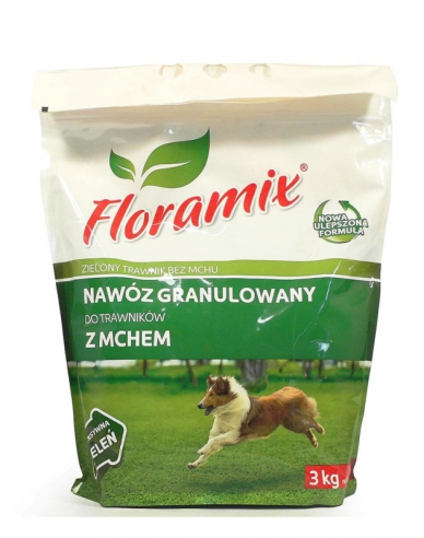 Floramix Granulované hnojivo na trávník s účinkem proti plísním 3 kg